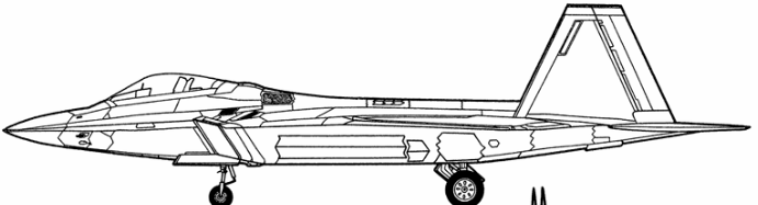 Скачать Чертежи Lockheed F-22 Raptor